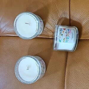 Set of 3 oceanside bbw slatkin candles htf